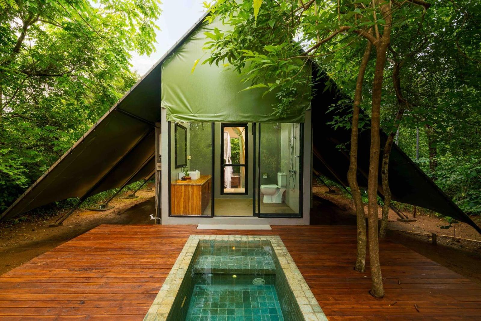 Makini Bush Camp, Yala Hotel Bagian luar foto