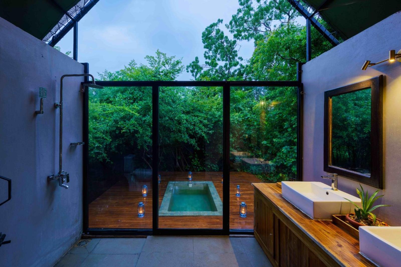 Makini Bush Camp, Yala Hotel Bagian luar foto